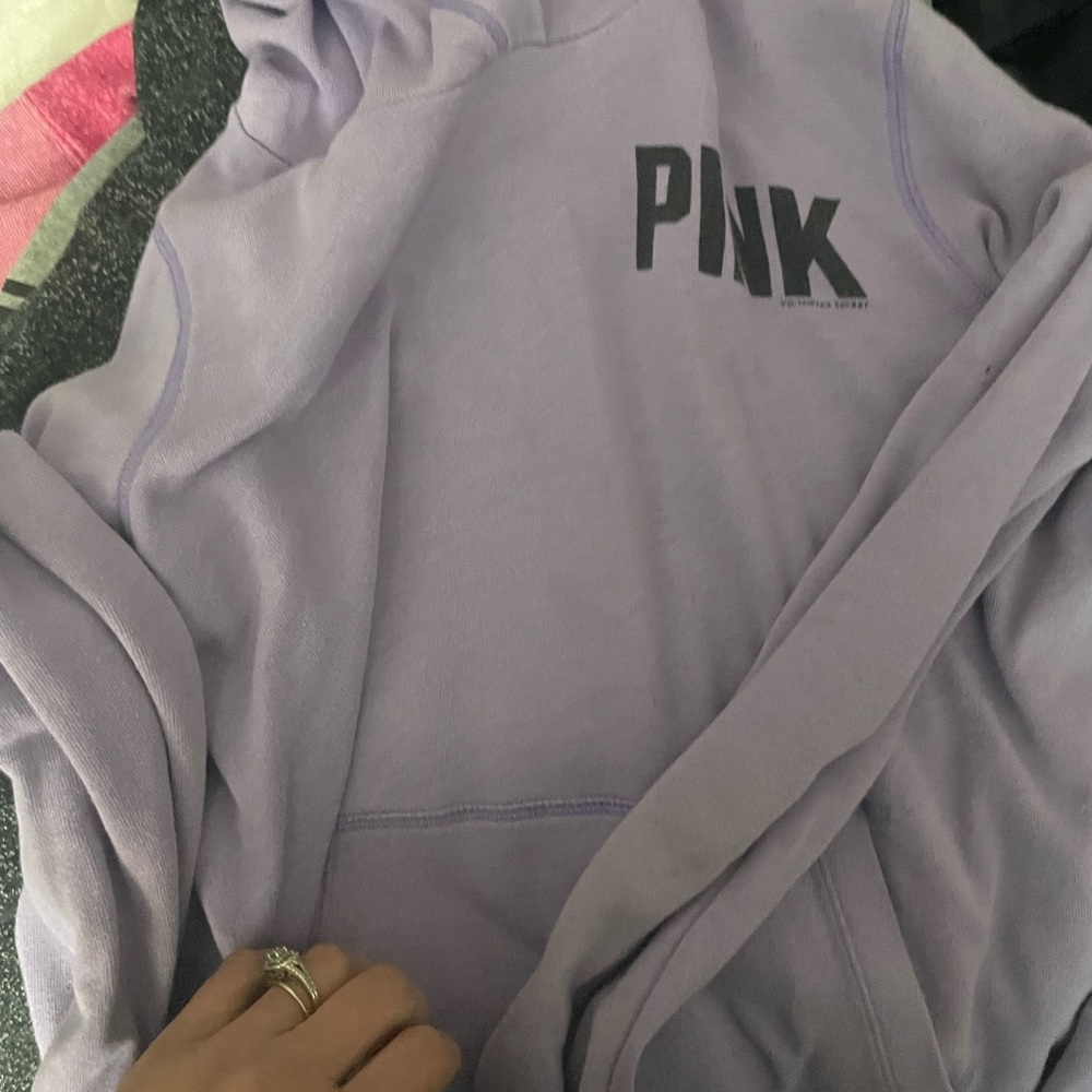 Pink hoodie